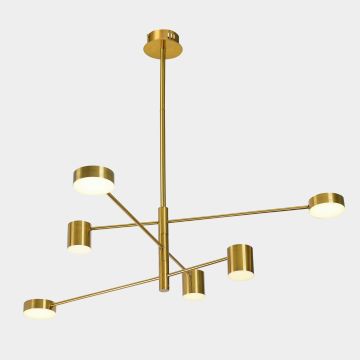 Italux REMDAL PND-16374-6-COP-GD-4K Висяща лампа 36W/LED 4000K 2700LM IP20