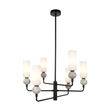 Italux Santos PND-95331-6-BK Таванна лампа 6x40W/G9 IP20