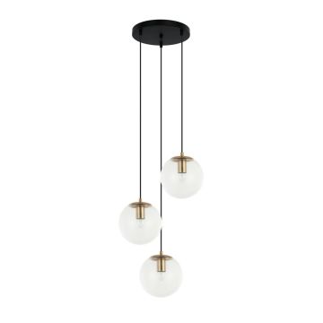 Italux Sarpo PND-58867-3S-BK-BRO Висяща лампа 3x40W/E27 IP20