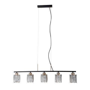 Italux Simona PND-40814-5-BK-HBR Висяща лампа 5x40W/E14 IP20