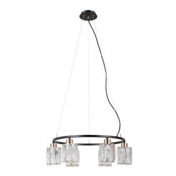 Italux Simona PND-40814-6-BK-HBR Висяща лампа 6x40W/E14 IP20