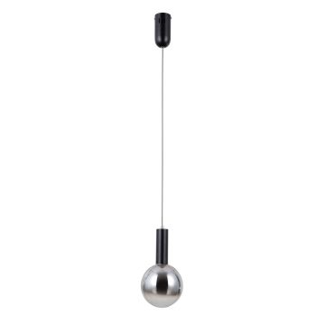 Italux Strela PND-34378-1S-BK Висяща лампа 1x5W/LED 3000K 459lm IP20