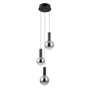 Italux Strela PND-34378-3S-BK Висяща лампа 3x15W/LED 3000K 1188lm IP20