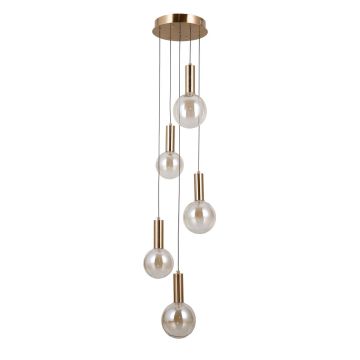 Italux Strela PND-34378-5S-HBR Висяща лампа 5x25W/LED 3000K 1450lm IP20