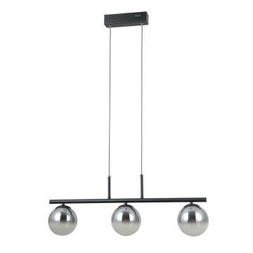 Italux Velada PND-34381-3-BK Висяща лампа 3x15W/LED 3000K 610lm IP20