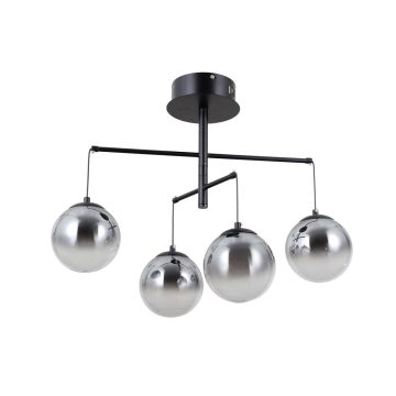 Italux Velada PND-34381-4-BK Висяща лампа 4x20W/LED 3000K 1810lm IP20