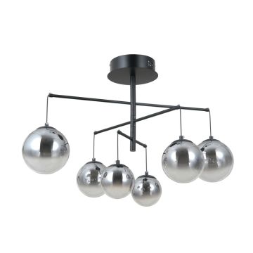 Italux Velada PND-34381-6-BK Висяща лампа 6x30W/LED 3000K 2010lm IP20