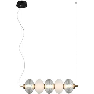 Italux Testa PND-84938-4-BK Висяща лампа 1x19W/LED 3000K 1200lm IP20