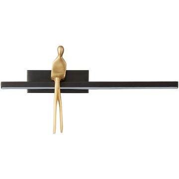 Step Into Design AMICI ST-B3578 black Светильник за стена 1x5W/LED 3000K 400lm IP20