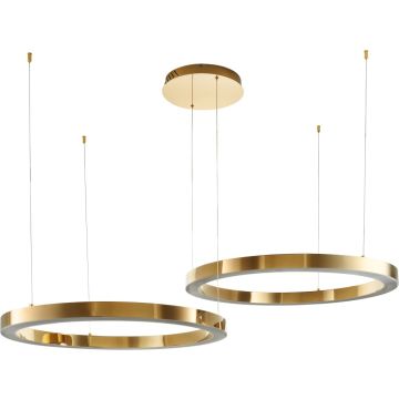 Step Into Design CIRCLE 2in1 DN924-80+80 gold Висяща лампа 2x80W/LED 3000K 6400lm IP20