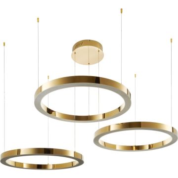 Step Into Design CIRCLE 3in1 DN924-80+80+80 gold Висяща лампа 3x112W/LED 3000K 10640lm IP20