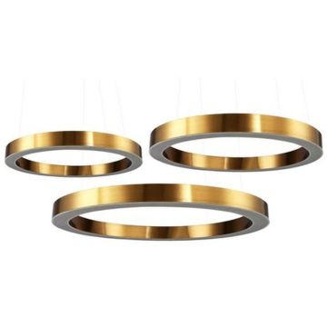Step Into Design CIRCLE 3in1 ST-8848-40+60+60 brass Висяща лампа 3x85W/LED 3000K 8075lm IP20