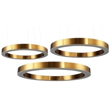Step Into Design CIRCLE 3in1 ST-8848-40+60+80 brass Висяща лампа 3x93W/LED 3000K 8835lm IP20