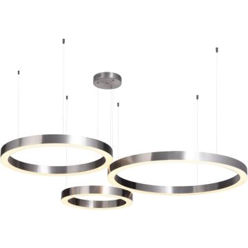 Step Into Design CIRCLE 3in1 ST-8848-40+60+80 nickel Висяща лампа 3x93W/LED 3000K 8835lm IP20