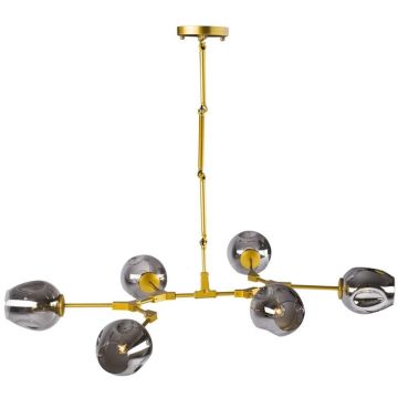 Step Into Design MODERN ORCHID ST-1232-6 GOLD Таванна лампа 6x60W/E27 IP20