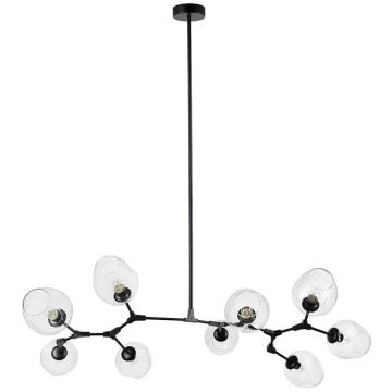 Step Into Design MODERN ORCHID ST-1232-9 TRANSPARENT Таванна лампа 9x60W/E27
