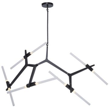 Step Into Design STICKS ST-1001-10 black Таванна лампа 10x20W/G9 IP20