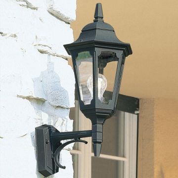 Elstead Lighting PARISH PR1-BLACK Светильник за стена 1x60W/E27 IP44