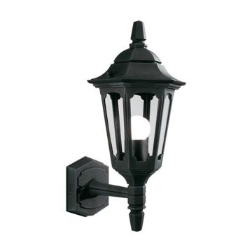 Elstead Lighting PARISH PRM1-BLACK Светильник за стена 1x60W/E27 IP44