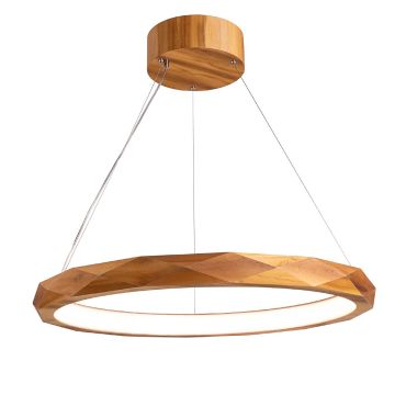 Quintiesse Angular QN-ANGULAR-RING-LED-80-TEAK Висяща лампа 1x29W/LED 3000K 1685lm IP20