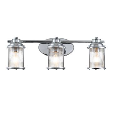 Quintiesse ASHLAND BAY QN-ASHLANDBAY3-PC-BATH Светильник за стена 3x60W/E27 IP44