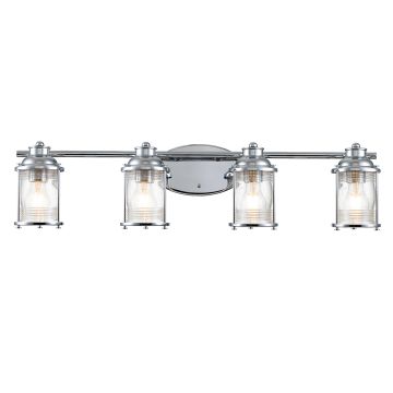 Quintiesse ASHLAND BAY QN-ASHLANDBAY4-PC-BATH Светильник за стена 4x60W/E27 IP44