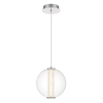 Quintiesse Atomo QN-ATOMO-1P-PC Висяща лампа 1x9W/LED 3000K 756lm IP20