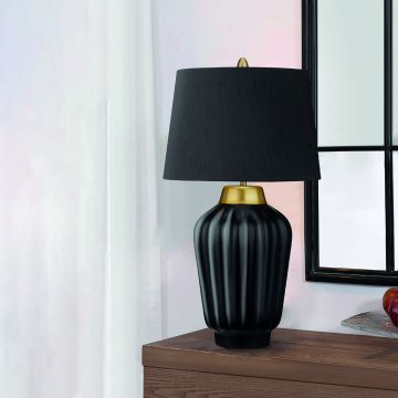 Quintiesse BEXLEY QN-BEXLEY-TL-BKBB Масичка лампа 1x60W/E27