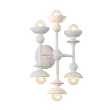 Quintiesse Cadence QN-CADENCE-6WB-WHT Светильник за стена 6x60W/E14 IP20
