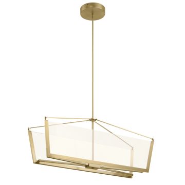 Quintiesse CALTERS QN-CALTERS-ISLE-CG Висяща лампа 1x50.8W/LED 3000k 5440LM