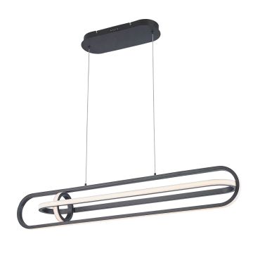 Quintiesse Demark QN-DEMARK-LP-BK Висяща лампа 1x58W/LED 3000K 2900lm IP20