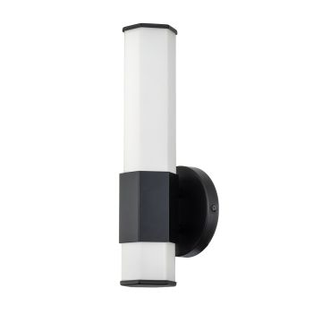 Quintiesse FACET QN-FACET-LED1-BK-BATH Светильник за стена 1x12W/LED 3000k 1080LM IP44