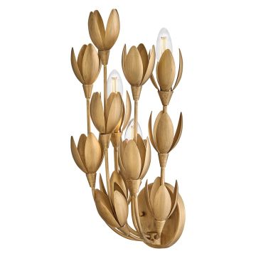 Quintiesse Flora QN-FLORA-3W-GD Светильник за стена 3x40W/E14 IP20