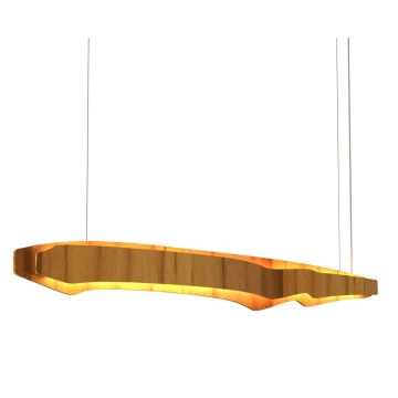 Quintiesse Horizon QN-HORIZON-LED-LP-140-TEAK Висяща лампа 1x65W/LED 3000K 3774lm IP20