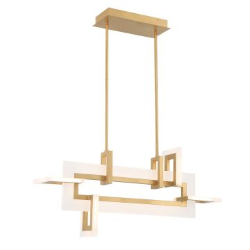 Quintiesse Inizio QN-INIZIO-LP-S-BG Таванна лампа 1x46W/LED 3000K 2086lm IP20