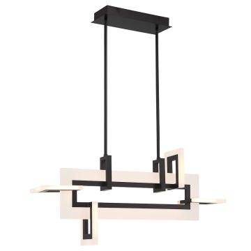 Quintiesse Inizio QN-INIZIO-LP-S-BK Таванна лампа 1x46W/LED 3000K 2086lm IP20