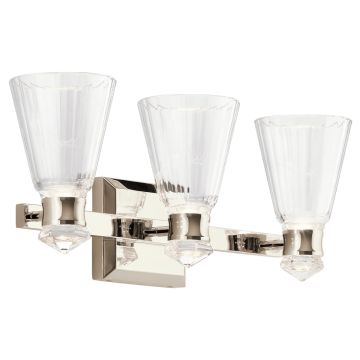 Quintiesse KAYVA QN-KAYVA3-PN Светильник за стена 1x18W/LED 3000k 1440LM IP44