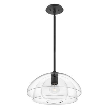 Quintiesse LOTUS QN-LOTUS-P-BLK Висяща лампа 1x60W/E27