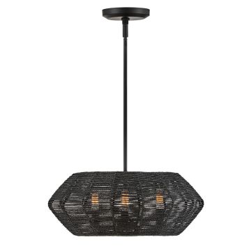 Quintiesse Luca QN-LUCA-P-S-BK-BK Висяща лампа 3x40W/E14 IP20