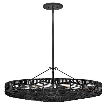 Quintiesse Ophelia QN-OPHELIA-6P-BK-BK Висяща лампа 6x40W/E14 IP20
