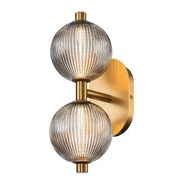 Quintiesse Palmas QN-PALMAS-2W-BG Светильник за стена 1x18W/LED 3000K 1361lm IP44