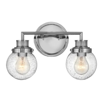 Quintiesse POPPY QN-POPPY2-PC-BATH Светильник за стена 2x60W/E27 IP44
