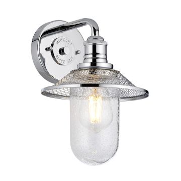 Quintiesse RIGBY QN-RIGBY1-BATH-PC Светильник за стена 1x40W/E27 IP44