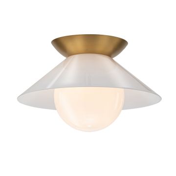 Quintiesse Saucer QN-SAUCER-FM-AB-OPAL Таванен светилник 1x40W/E27 IP20