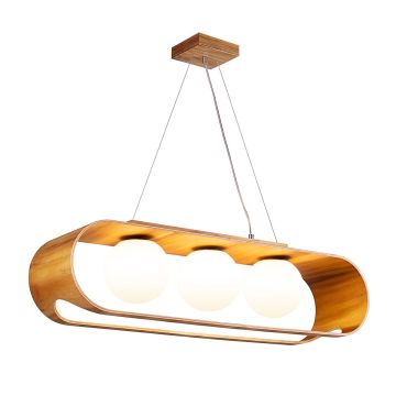Quintiesse Sfera QN-SFERA-3P-TEAK Висяща лампа 3x40W/E27 IP20