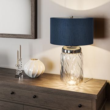 Quintiesse SOLA QN-SOLA-TL-L-BLU Масичка лампа 1x60W/E27 3000k 720LM