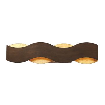 Quintiesse Vaughan QN-VAUGHAN-1W-BRZ-GD Светильник за стена 1x35W/LED 3000K 1100lm IP20
