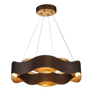 Quintiesse Vaughan QN-VAUGHAN-P-M-BRZ-GD Висяща лампа 1x80W/LED 3000K 1302M IP20