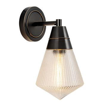Quintiesse Willard QN-WILLARD-1WB-UBZ-PG Светильник за стена 1x60W/E27 IP20