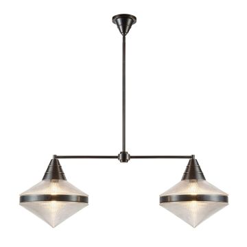 Quintiesse Willard QN-WILLARD-LP2-UBZ-PG Таванна лампа 2x60W/E27 IP20